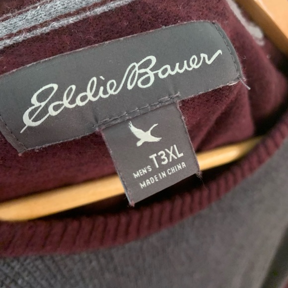 Eddie Bauer Two Tone Sweater - Picture 1 of 3